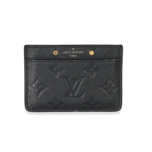 Louis Vuitton Empreinte Holder Black Wallet Case