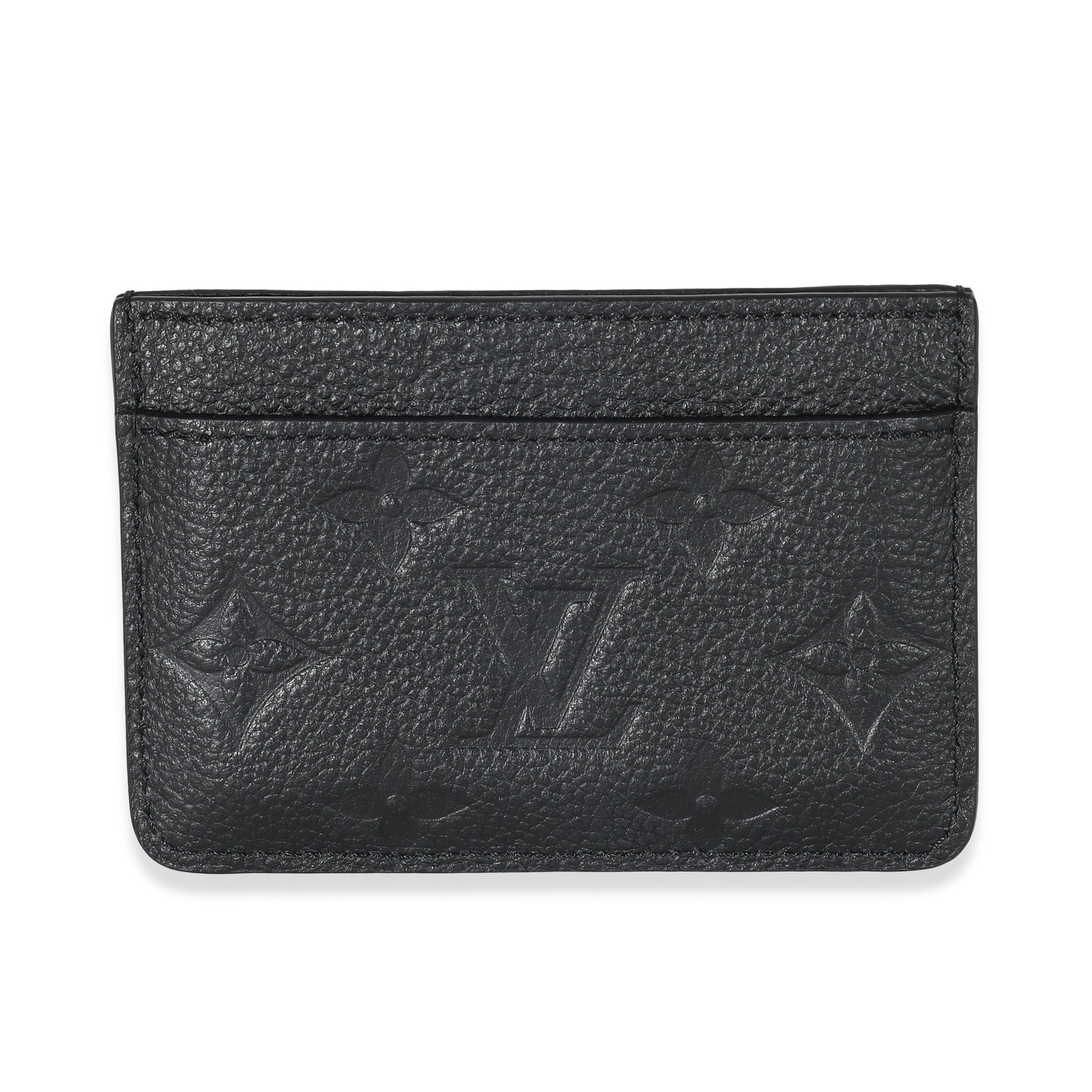 Louis Vuitton Empreinte Holder Black Wallet Case