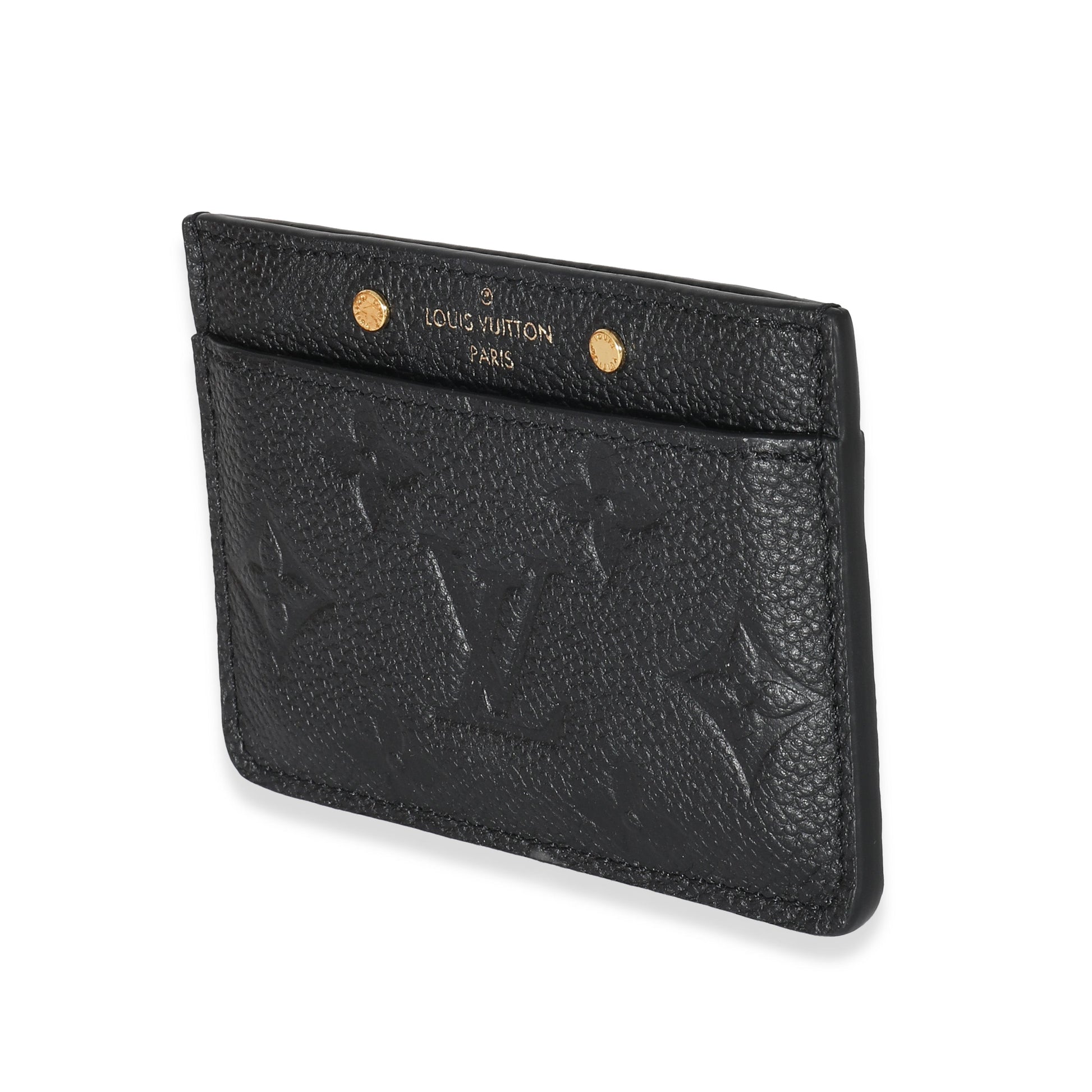 Louis Vuitton Empreinte Holder Black Wallet Case