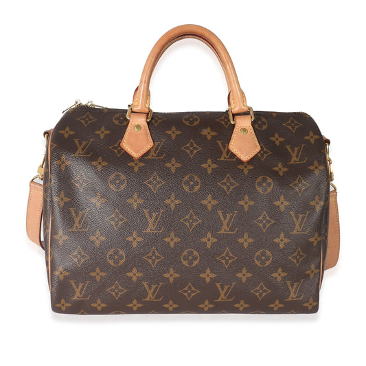 Louis Vuitton Speedy Bandouliere 30 Monogram Canvas Handbag 3