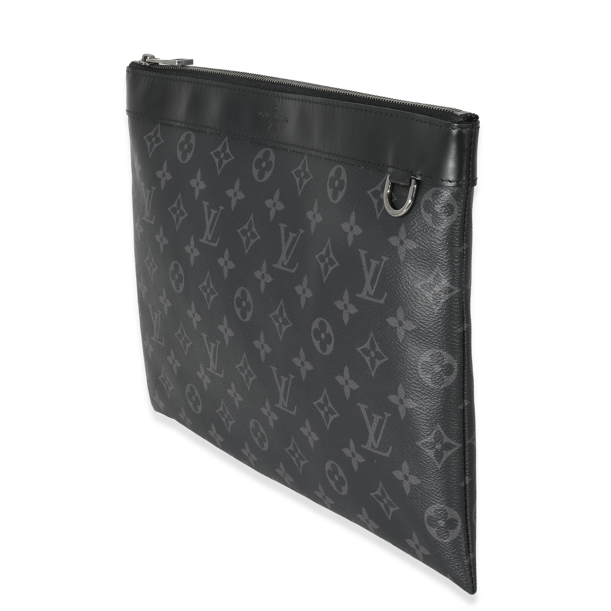 Louis Vuitton Eclipse Discovery Pochette GM Monogram Canvas Clutch Bag