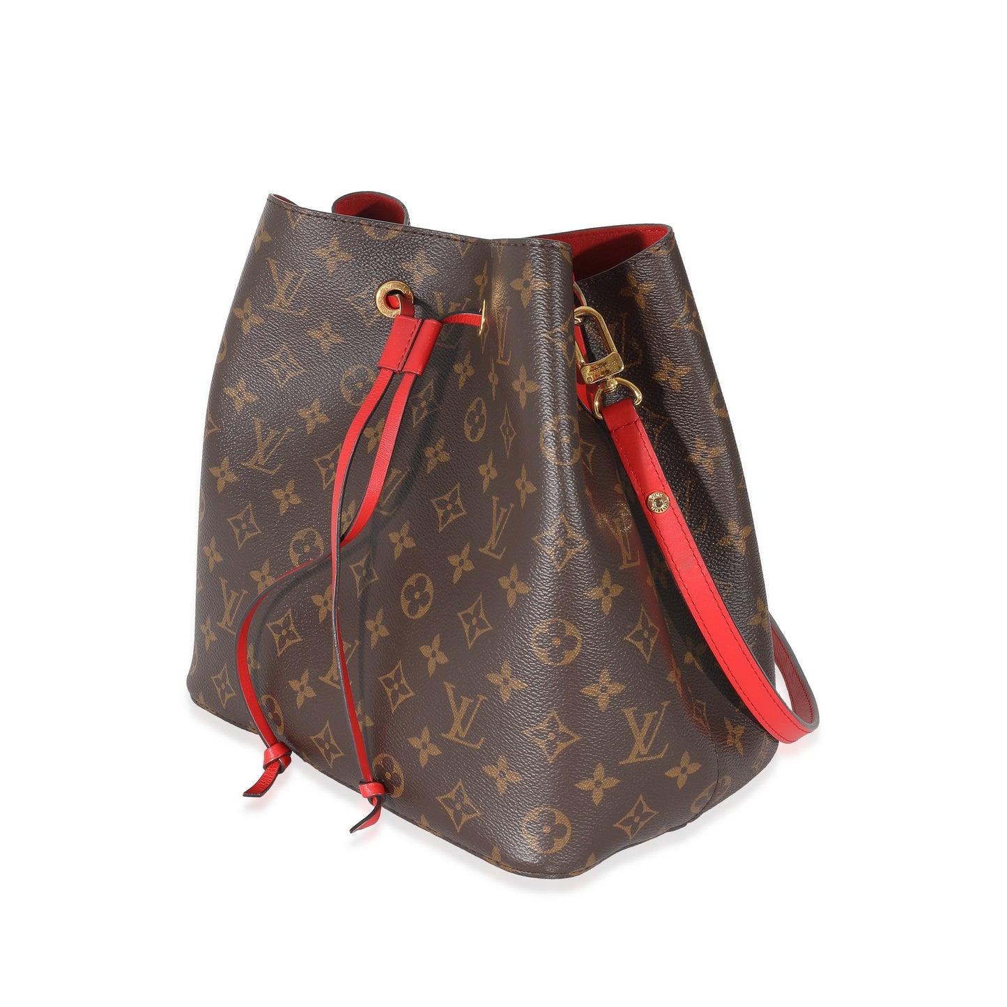Louis Vuitton Coquelicot NéoNoé MM Monogram Canvas Handbag Neonoe Mm