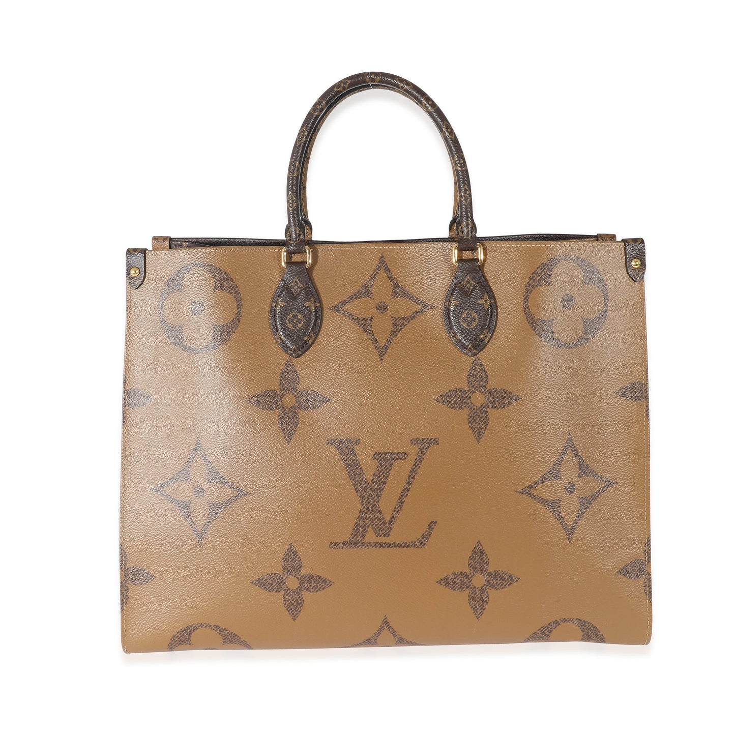 Louis Vuitton Giant Reverse Onthego GM Monogram Canvas Handbag Onthego Gm