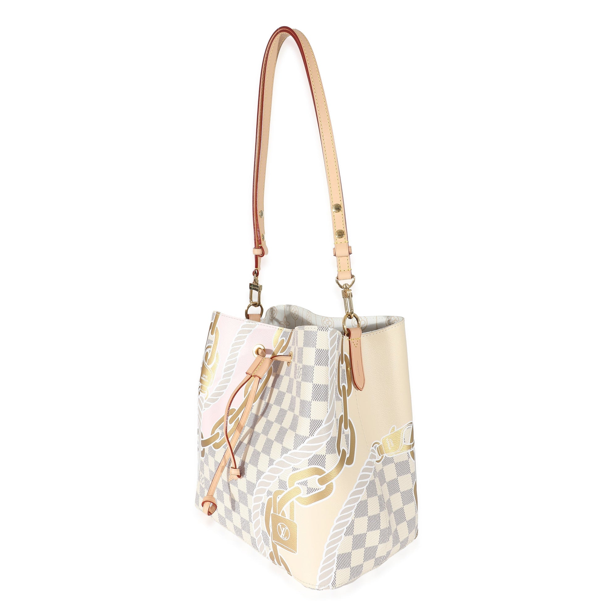 Louis Vuitton Damier Azur Nautical NéoNoé MM Canvas Handbag