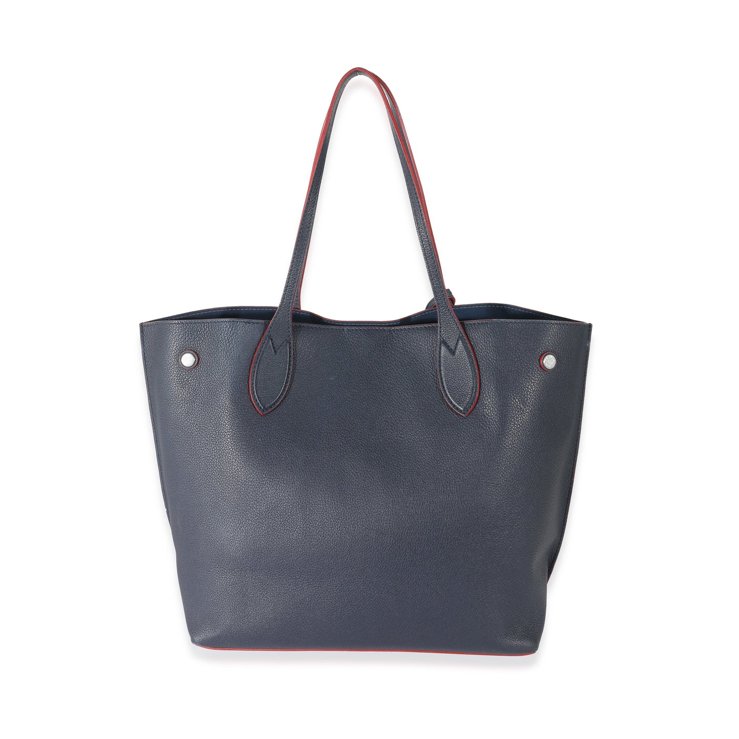 Louis Vuitton Marine Rouge Taurillon Lockme Cabas Tote Bag