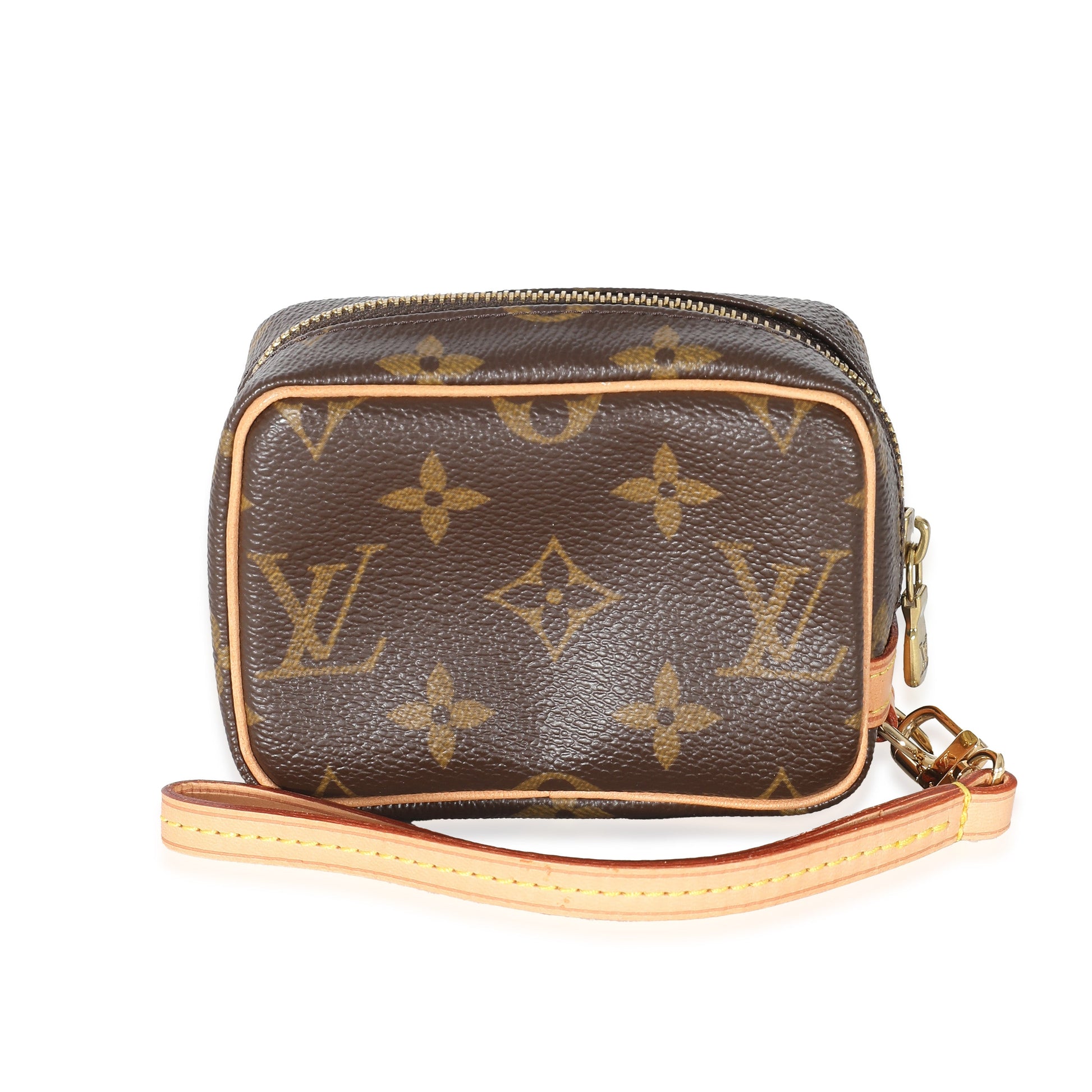 Louis Vuitton Wapity Wristlet Monogram Canvas Handbag