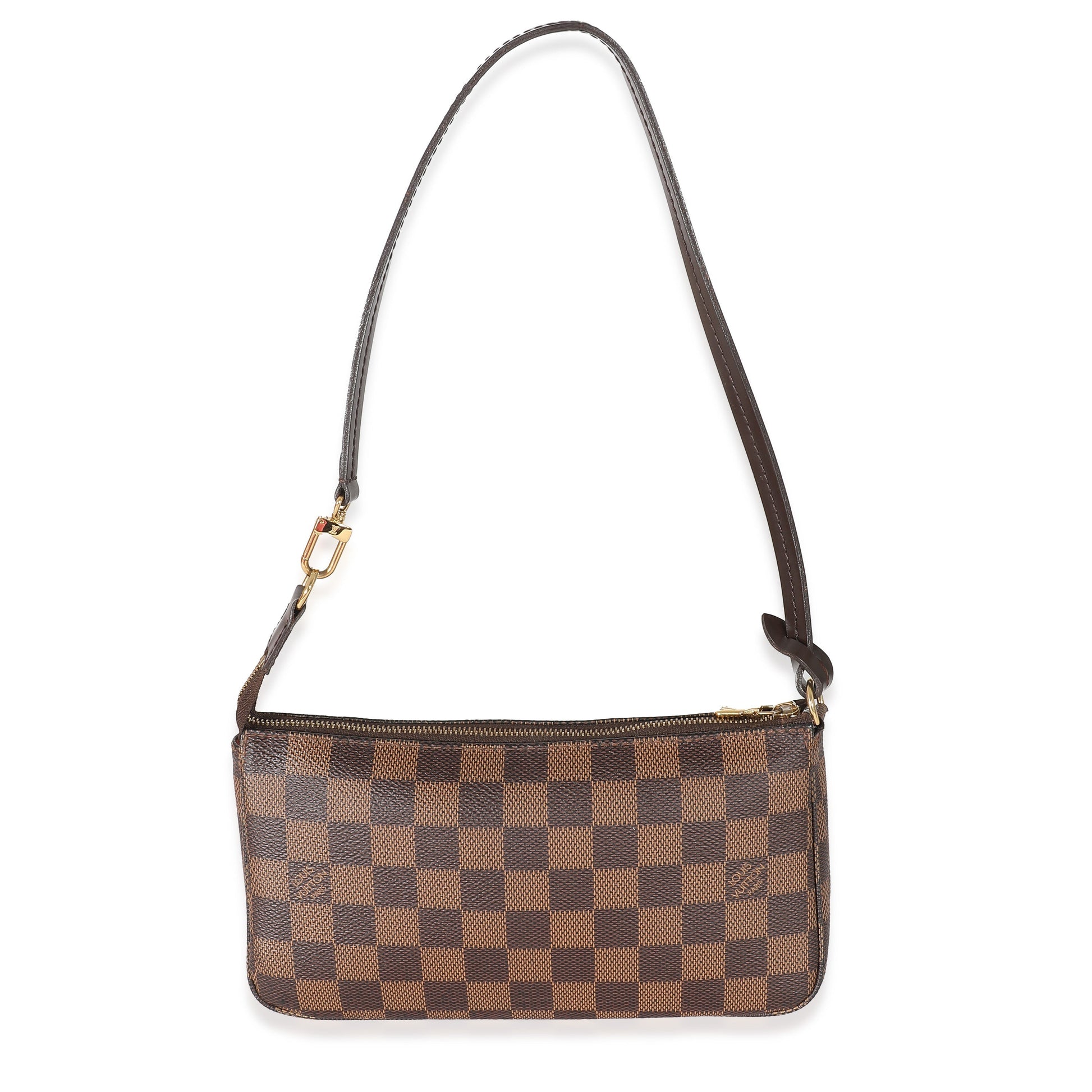 Louis Vuitton Damier Ebene Pochette Accessoires NM Canvas Clutch Bag Accessoires Nm