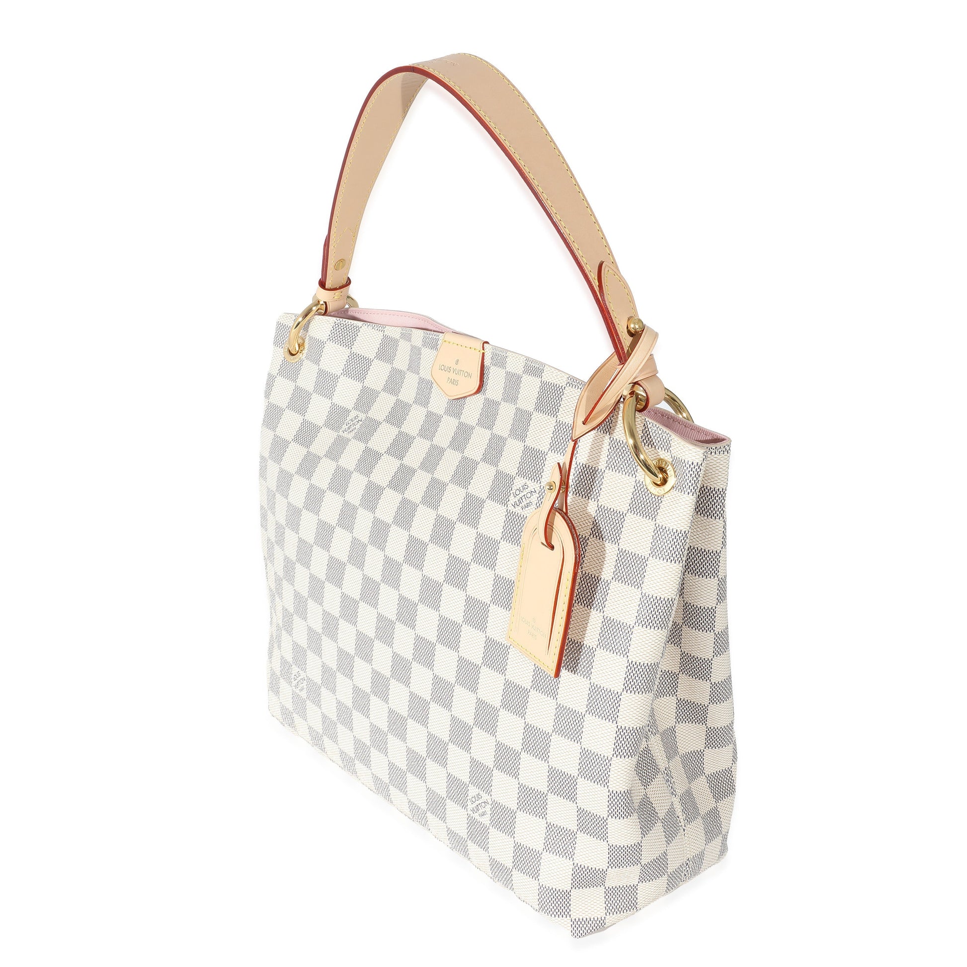 Louis Vuitton Damier Azur Graceful PM Canvas Handbag 3