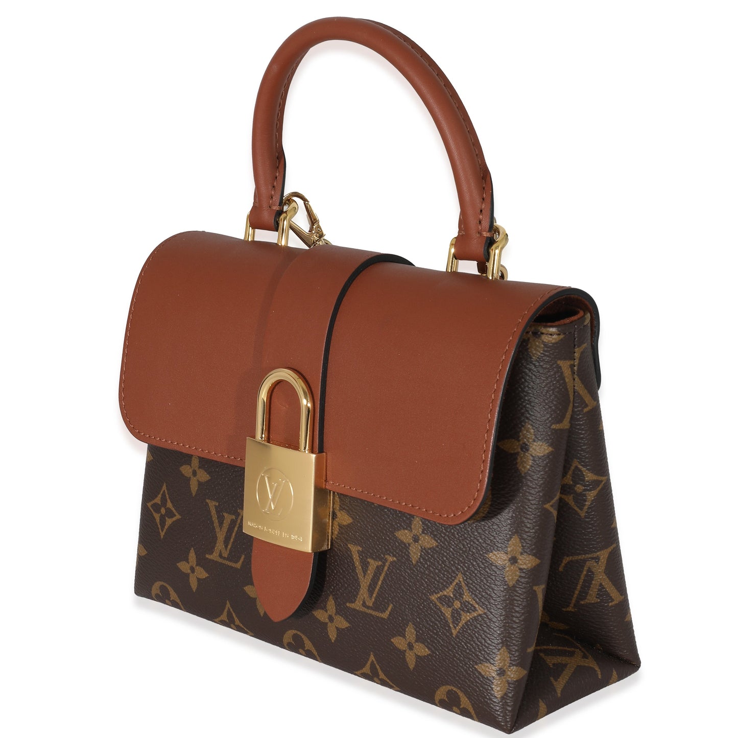 Louis Vuitton Caramel Locky BB Monogram Canvas Handbag
