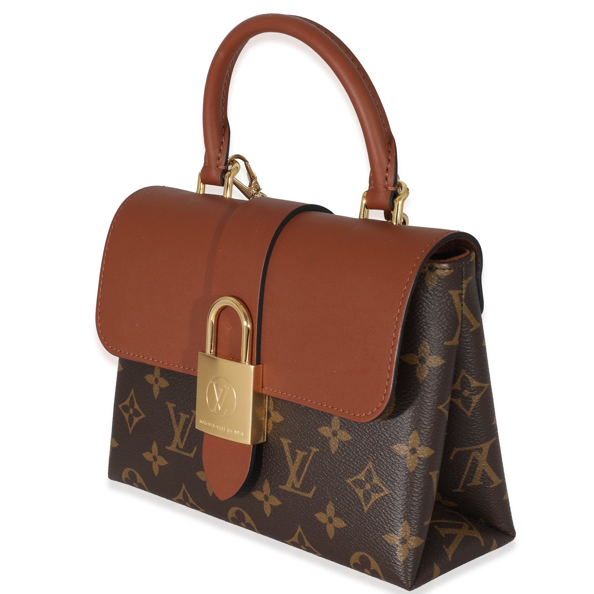 Louis Vuitton Caramel Locky BB Monogram Canvas Handbag