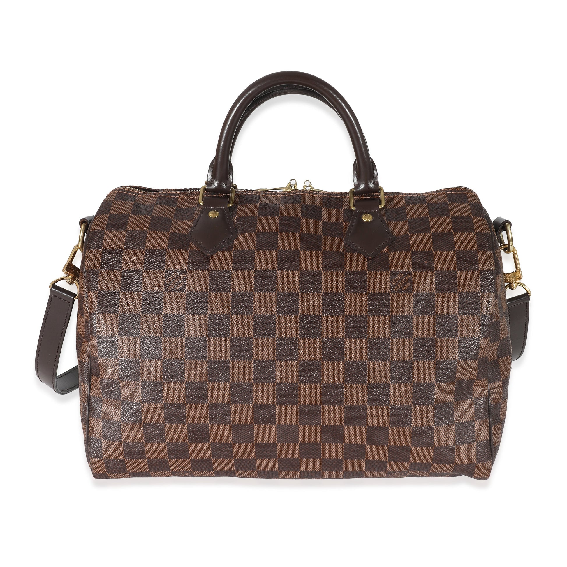 Louis Vuitton Damier Ebene Speedy Bandoulière 30 Canvas Handbag Bandouliere 30