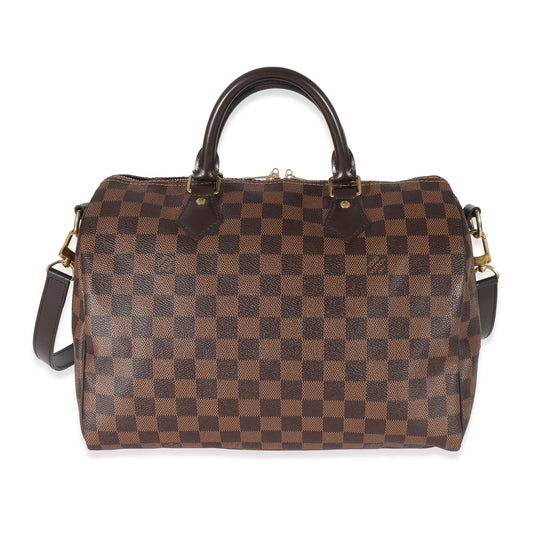 Louis Vuitton Damier Ebene Speedy Bandoulière 30 Canvas Handbag Bandouliere 30
