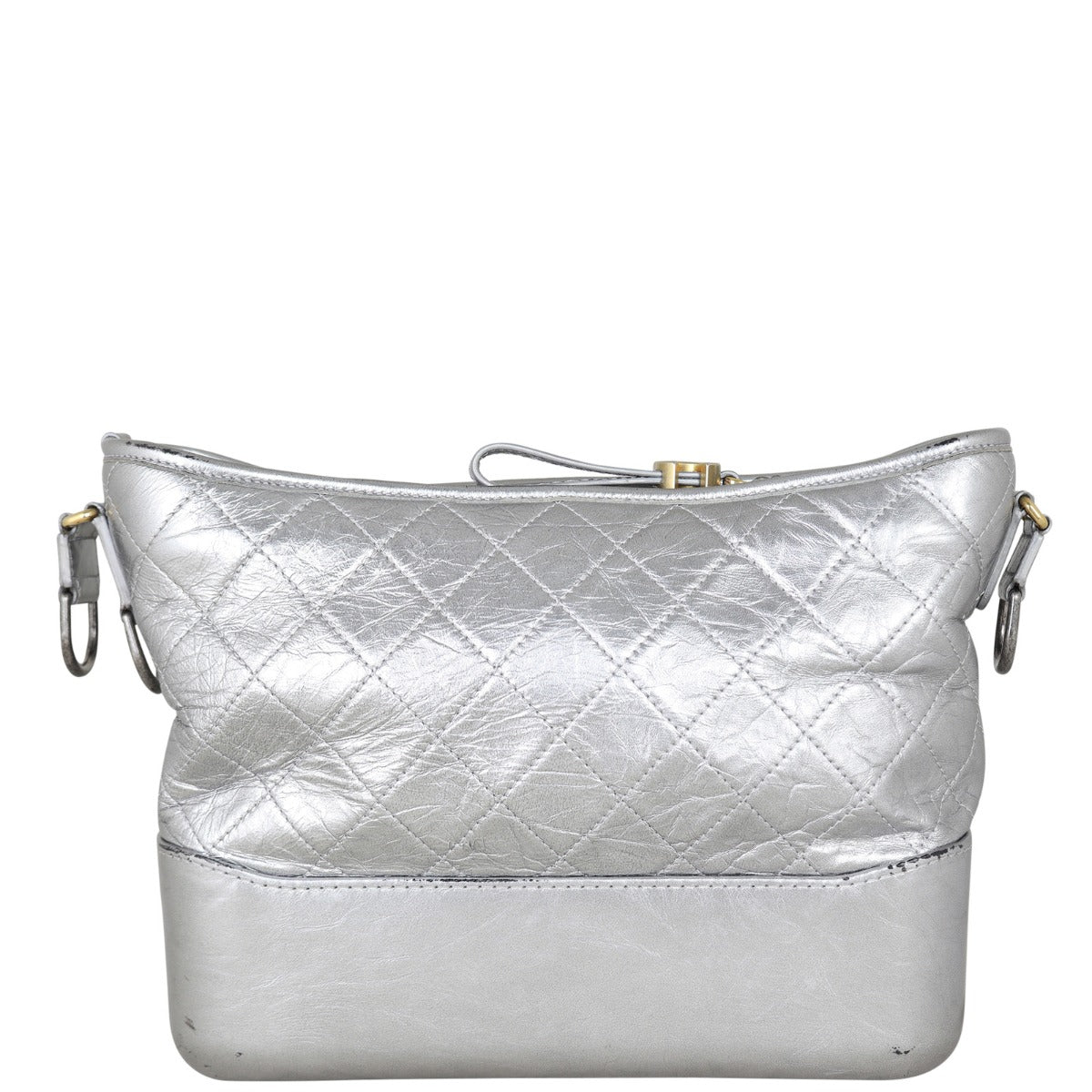 Chanel Gabrielle Hobo Silver Large Hobo Bag