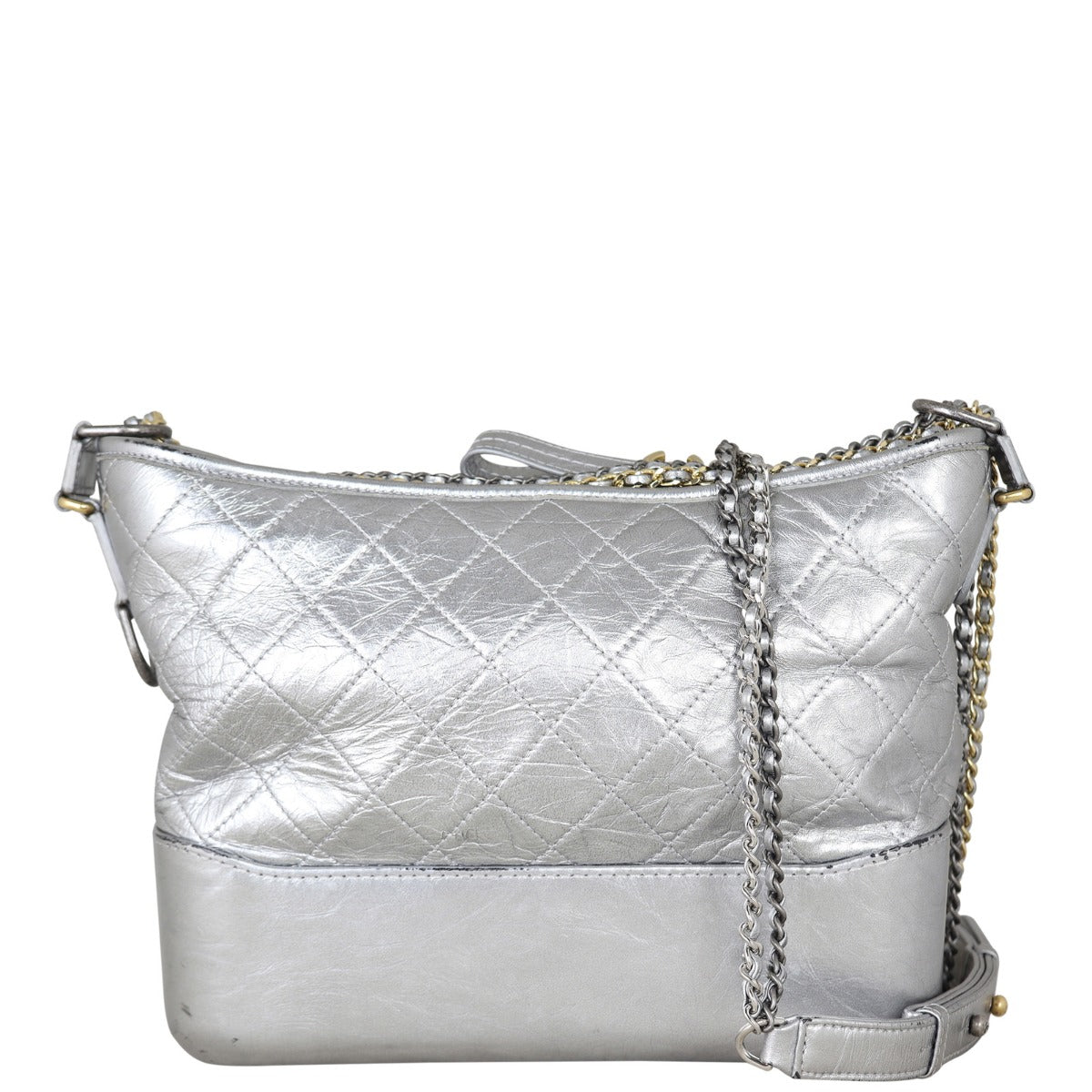 Chanel Gabrielle Hobo Silver Large Hobo Bag