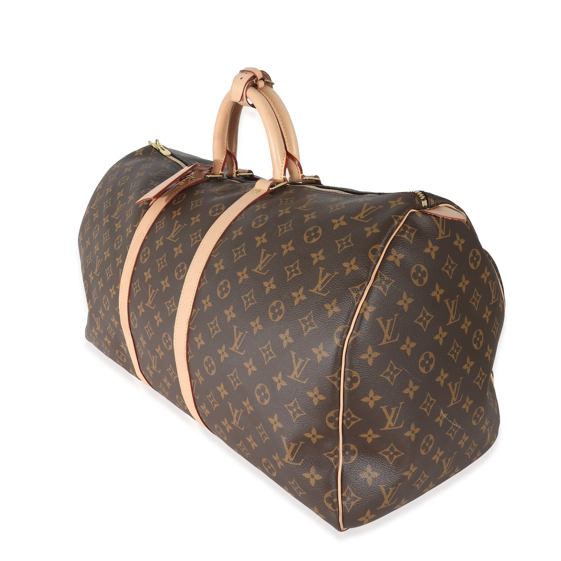 Louis Vuitton Keepall 55 Monogram Canvas Handbag Keepall 55