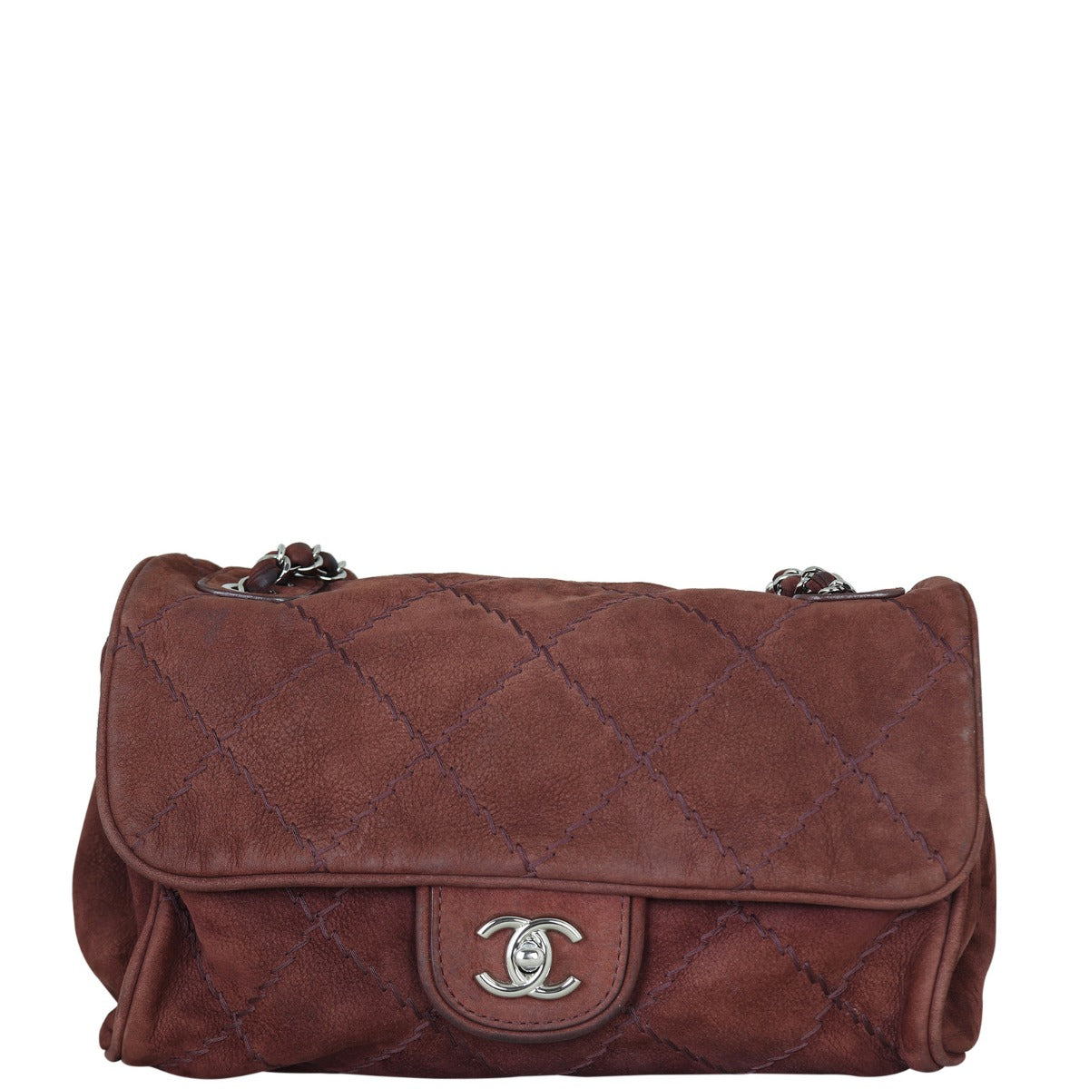 Chanel Ultimate Stitch Bag Suede Flap Handbag