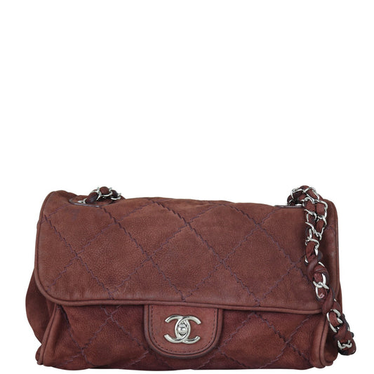 Chanel Ultimate Stitch Bag Suede Flap Handbag