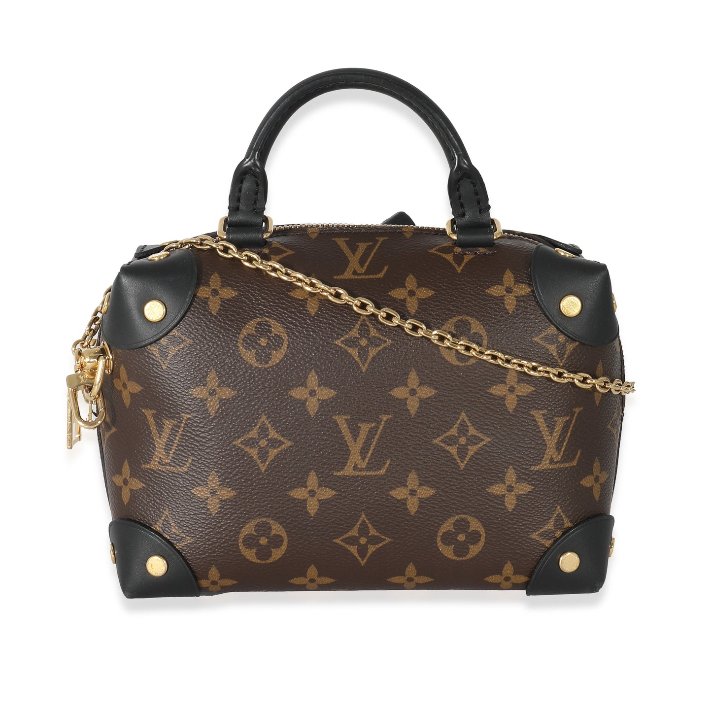 Louis Vuitton Petite Malle Souple Monogram Canvas Handbag Malle Souple