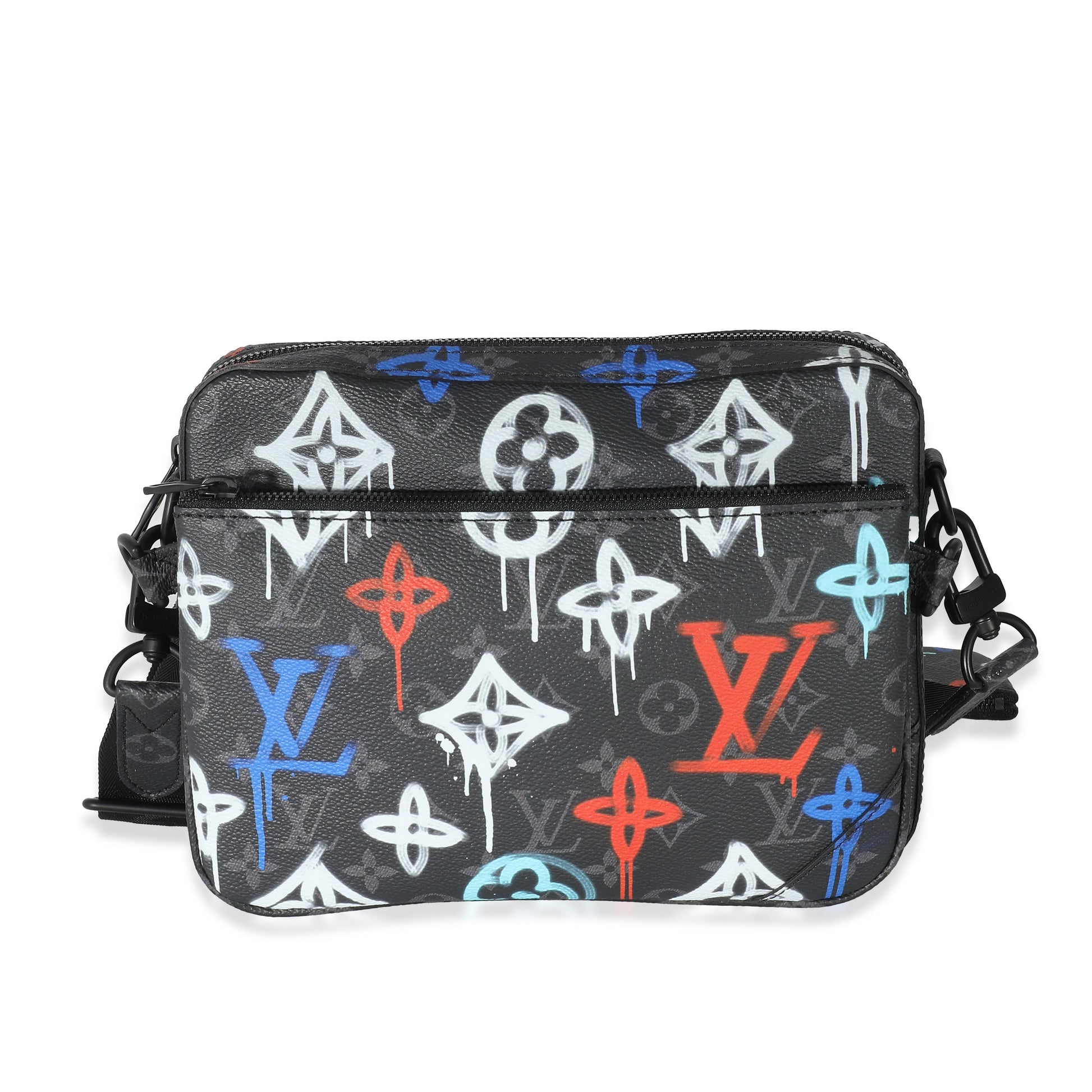 Louis Vuitton Eclipse Graffiti Trio Messenger Monogram Crossbody Bag