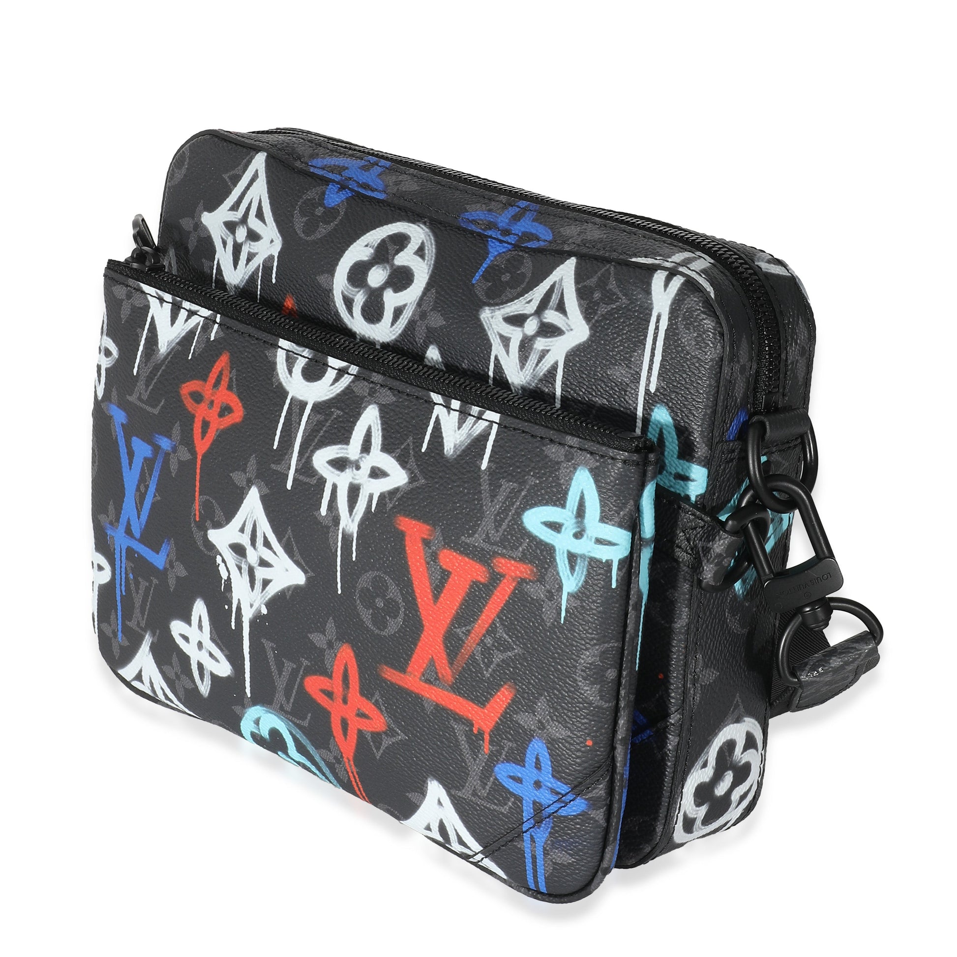 Louis Vuitton Eclipse Graffiti Trio Messenger Monogram Crossbody Bag