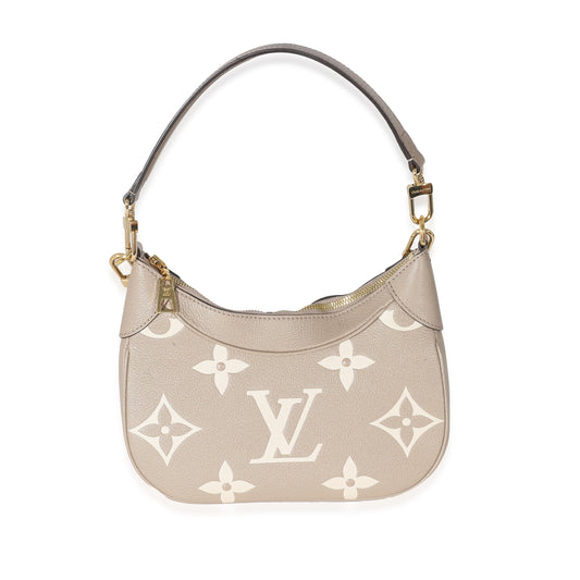Louis Vuitton Tourterelle & Crème Empreinte Giant Monogram Handbag