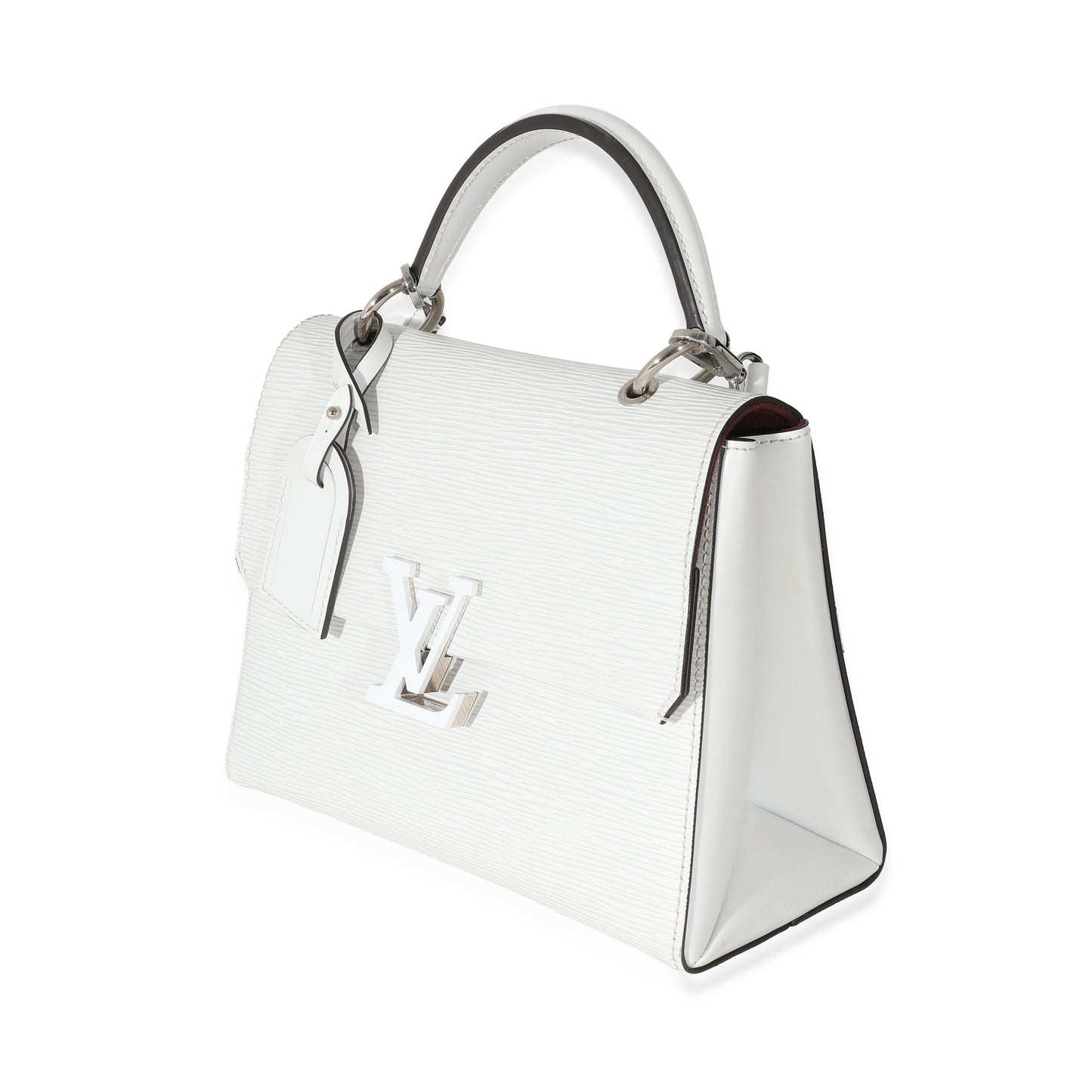 Louis Vuitton Epi Grenelle PM White Handbag