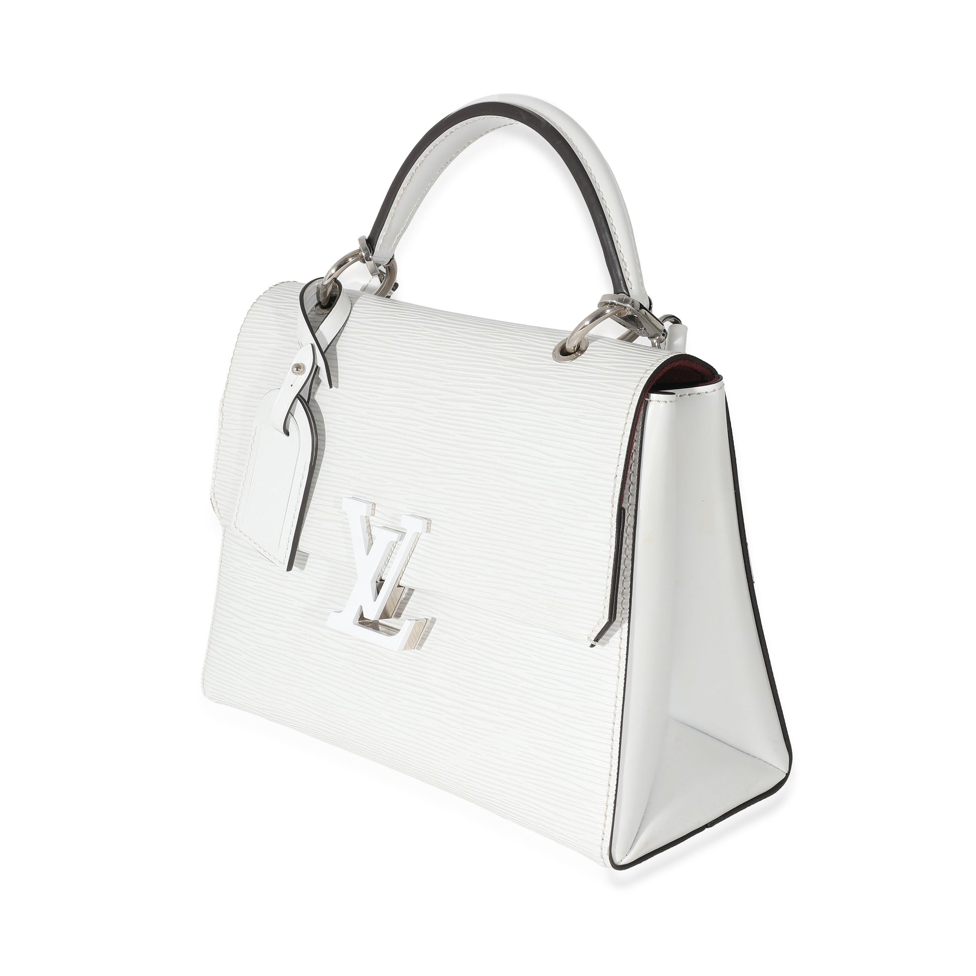Louis Vuitton Epi Grenelle PM White Handbag