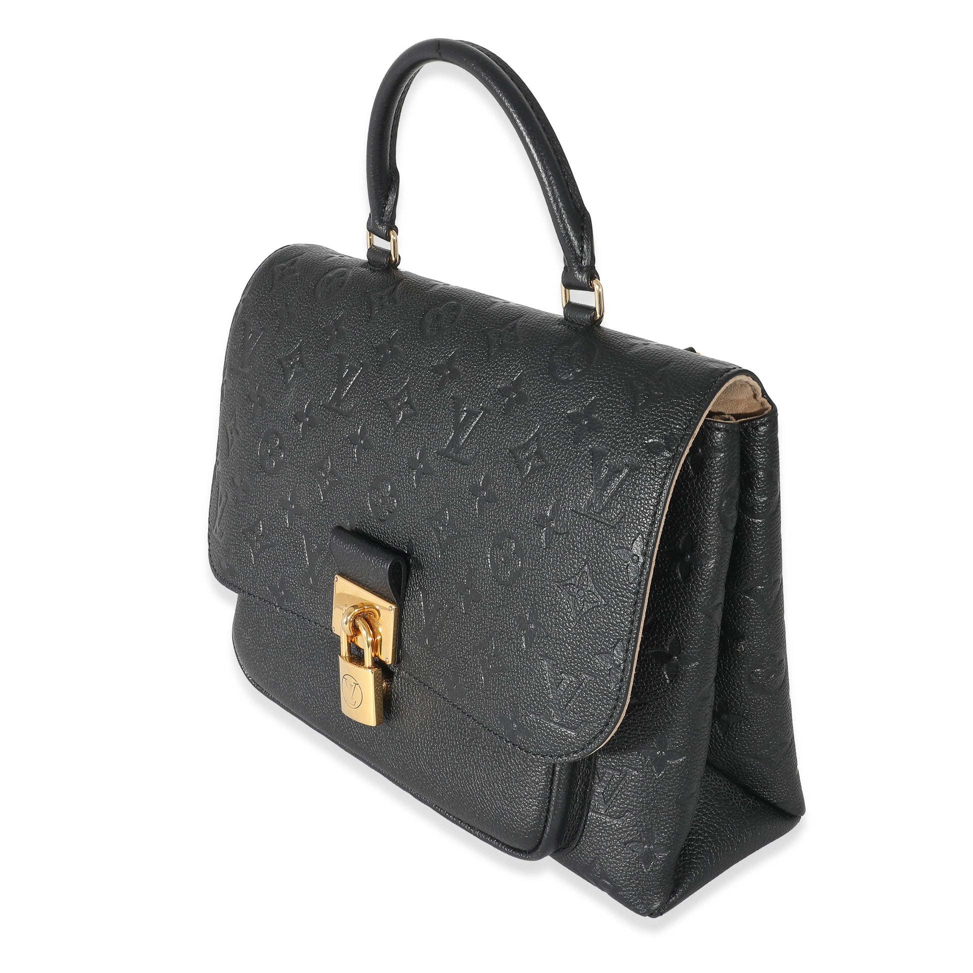 Louis Vuitton Empreinte Marignan Monogram Leather Black Handbag