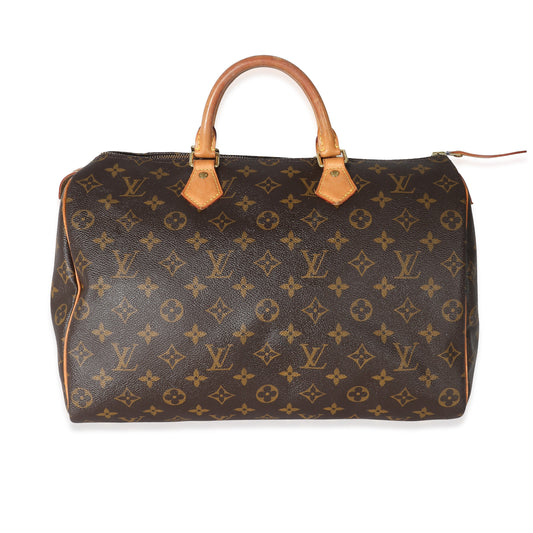 Louis Vuitton Speedy 35 Monogram Canvas Handbag 7