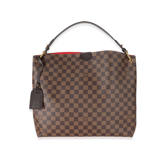 Louis Vuitton Damier Ebene Graceful MM Canvas Handbag 5