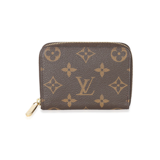 Louis Vuitton Zippy Coin Purse Monogram Canvas Wallet Case 3
