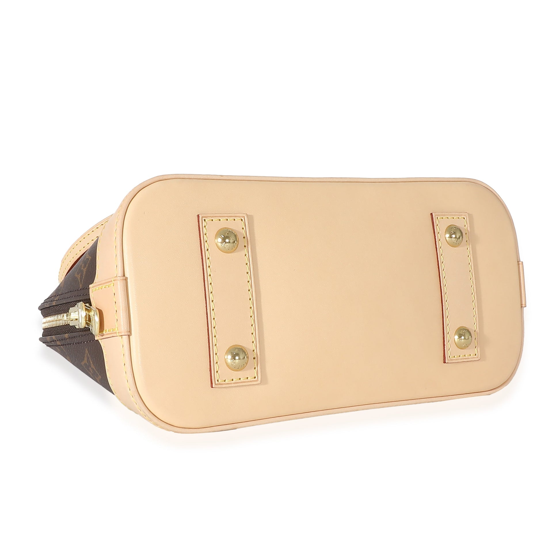 Louis Vuitton Alma BB Monogram Canvas Handbag 6