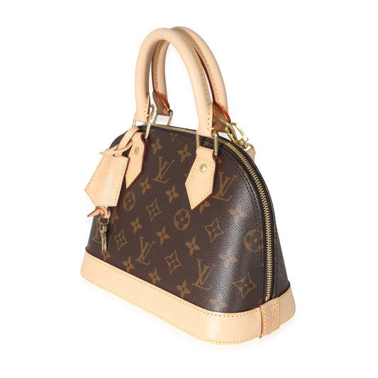 Louis Vuitton Alma BB Monogram Canvas Handbag 6