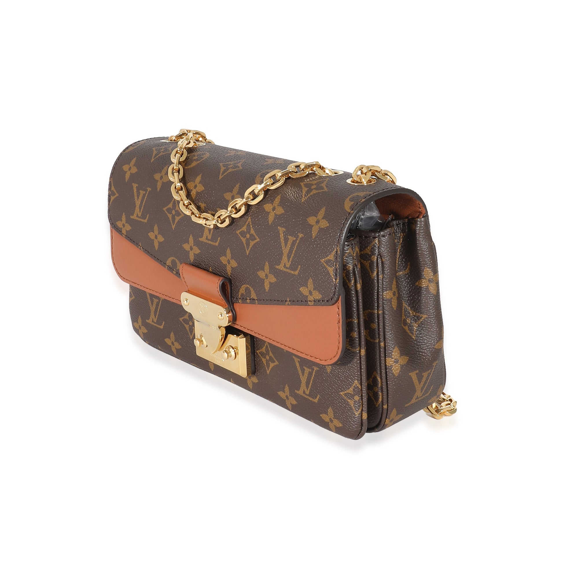 Louis Vuitton Caramel Marceau Monogram Canvas Handbag