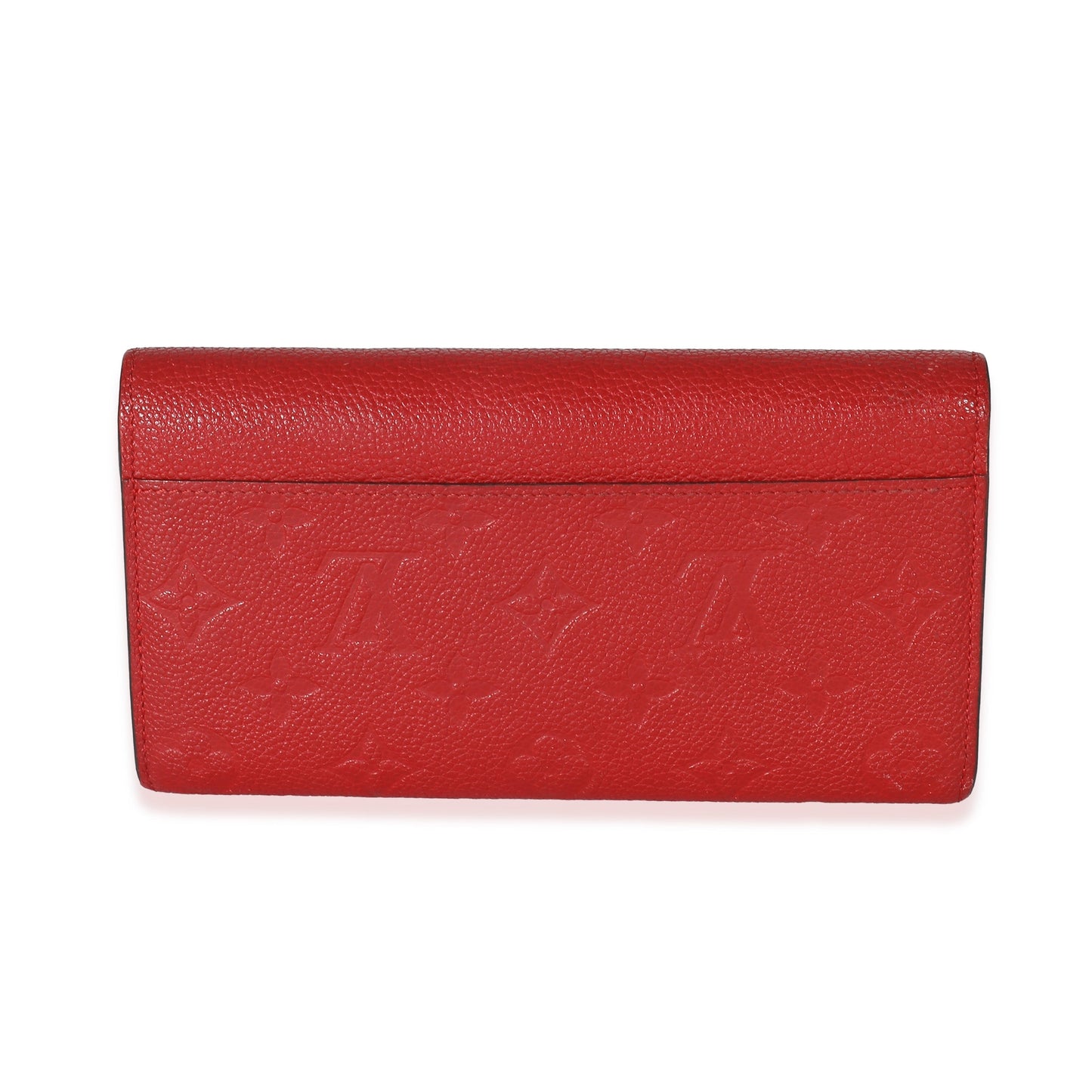 Louis Vuitton Cerise Empreinte Sarah Monogram Wallet Case