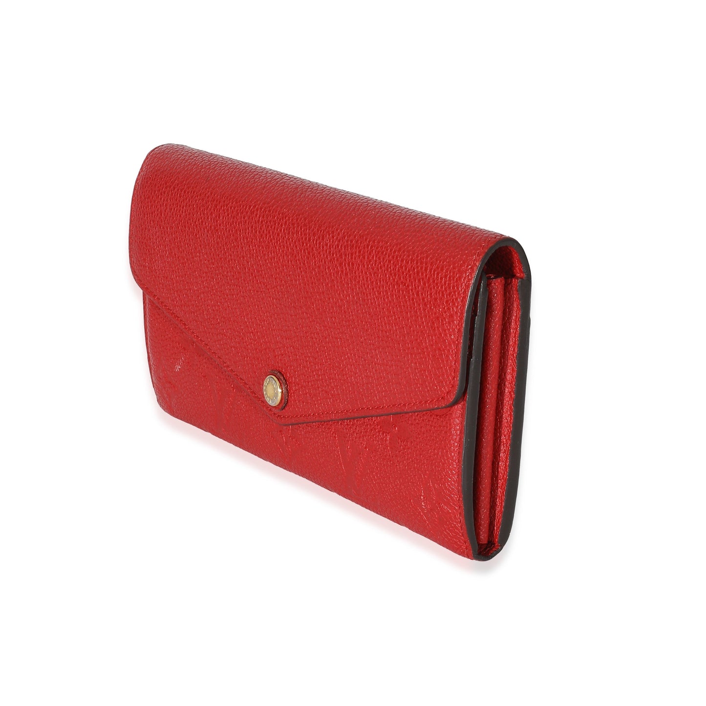 Louis Vuitton Cerise Empreinte Sarah Monogram Wallet Case