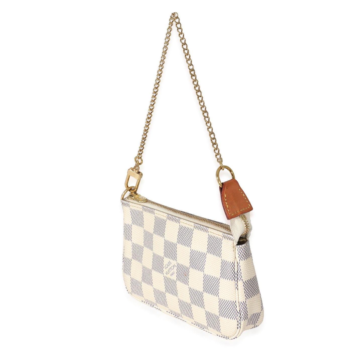 Louis Vuitton Damier Azur Pochette Accessoires Canvas Mini Clutch Bag 3