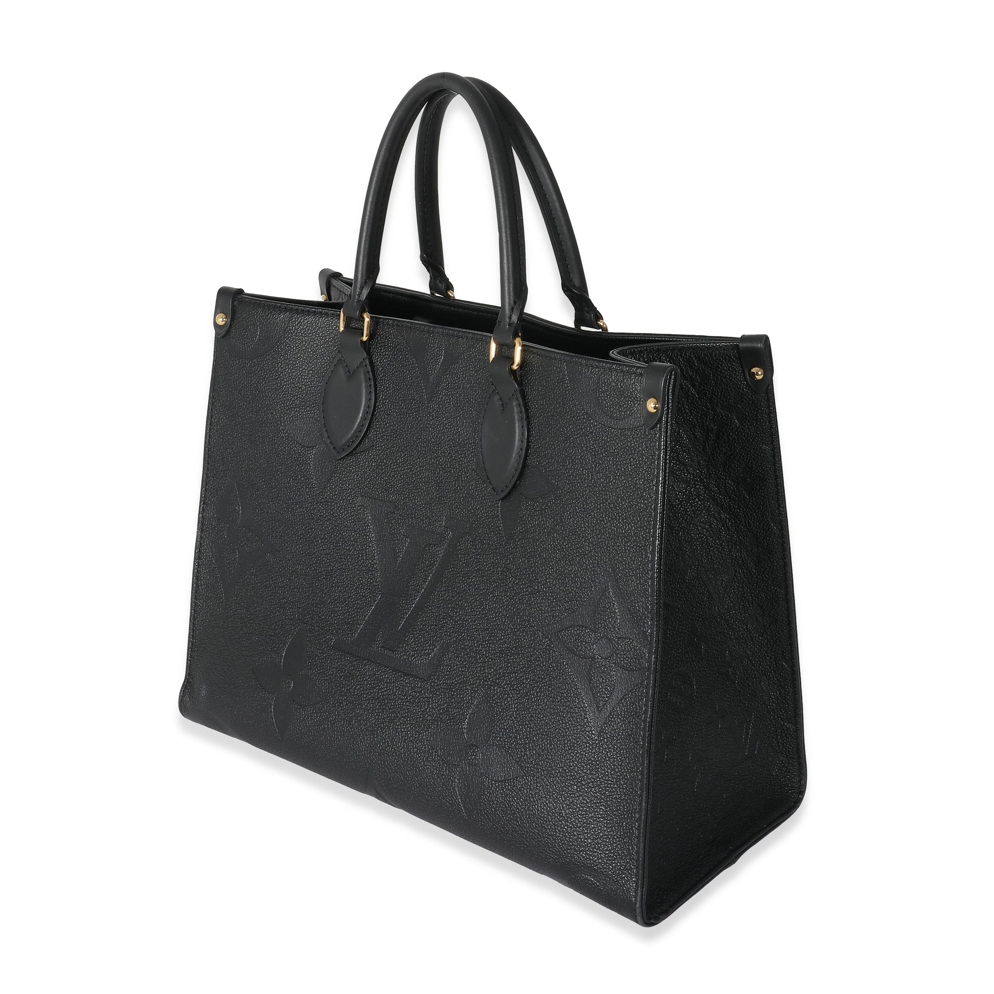 Louis Vuitton Empreinte Giant Onthego MM Monogram Black Handbag 3