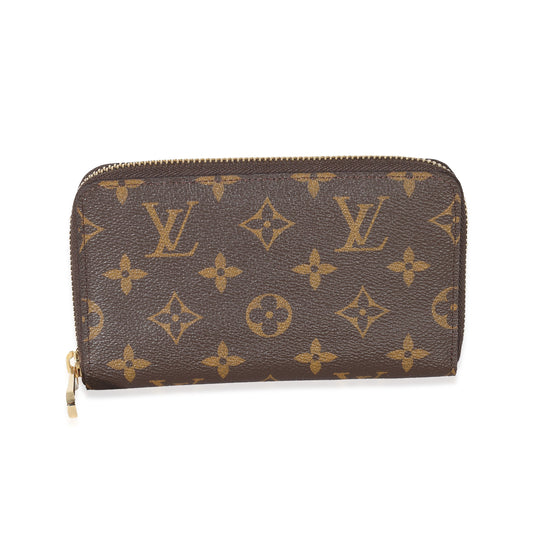 Louis Vuitton Zippy Compact Monogram Canvas Wallet Case