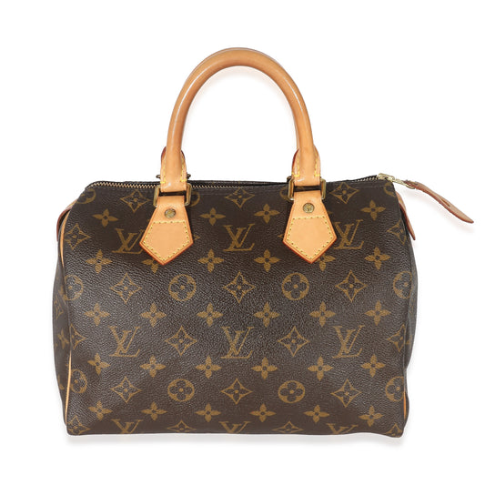Louis Vuitton Speedy 25 Monogram Canvas Handbag 6