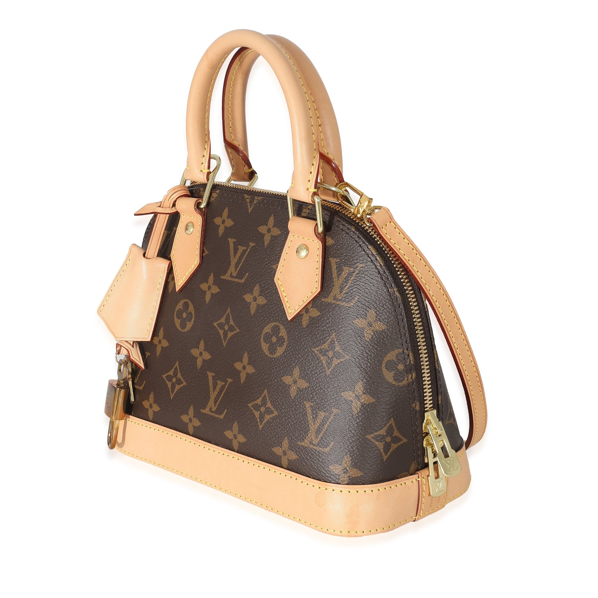 Louis Vuitton Alma BB Monogram Canvas Handbag 7