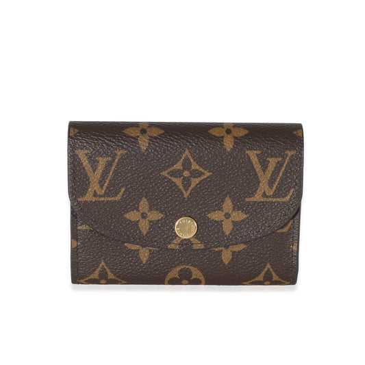 Louis Vuitton Fuchsia Rosalie Coin Purse Monogram Canvas Wallet Case