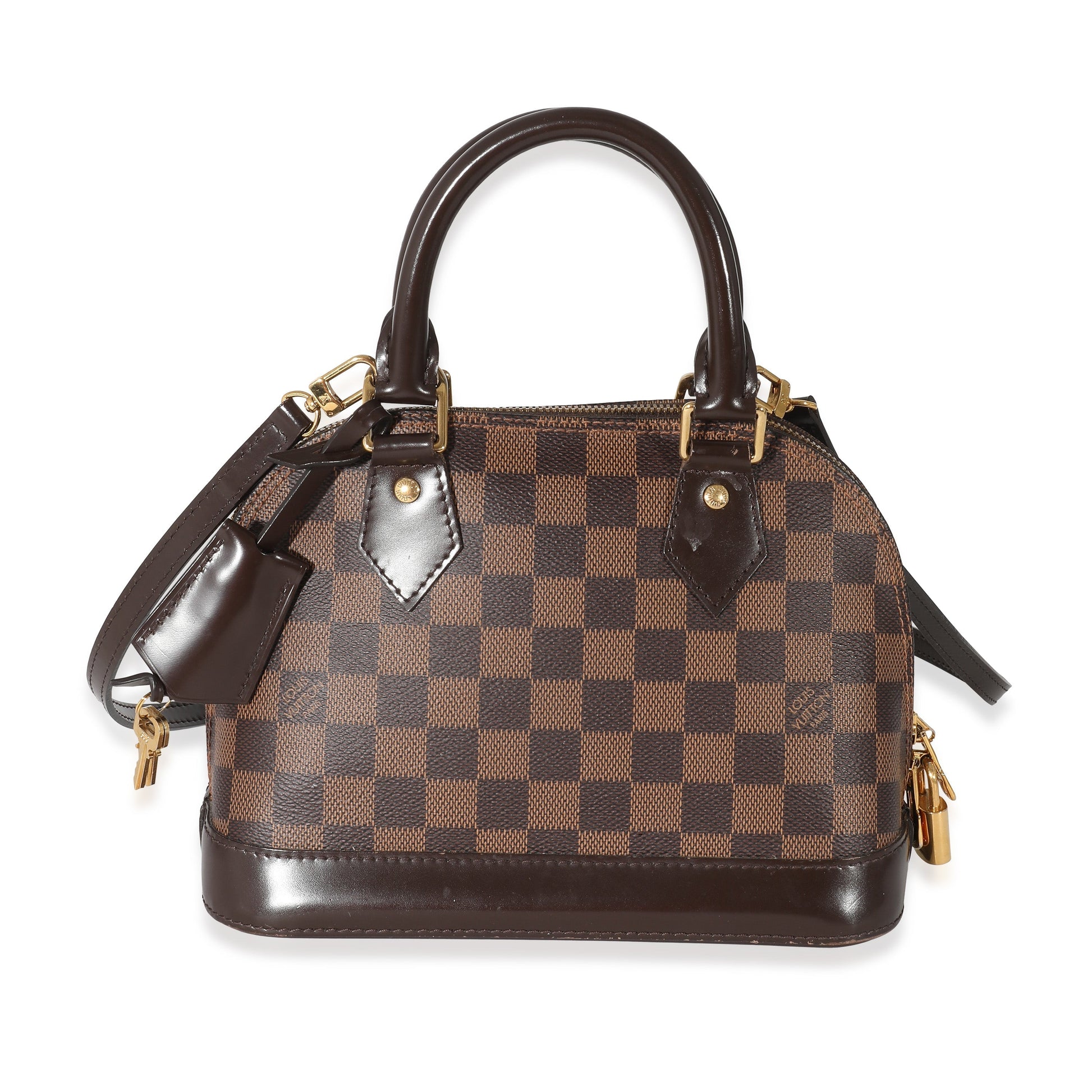 Louis Vuitton Damier Ebene Alma BB Canvas Handbag 6