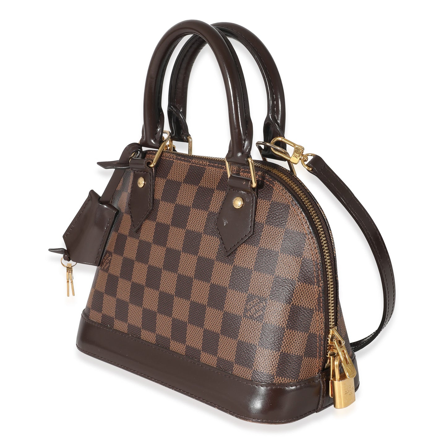 Louis Vuitton Damier Ebene Alma BB Canvas Handbag 6