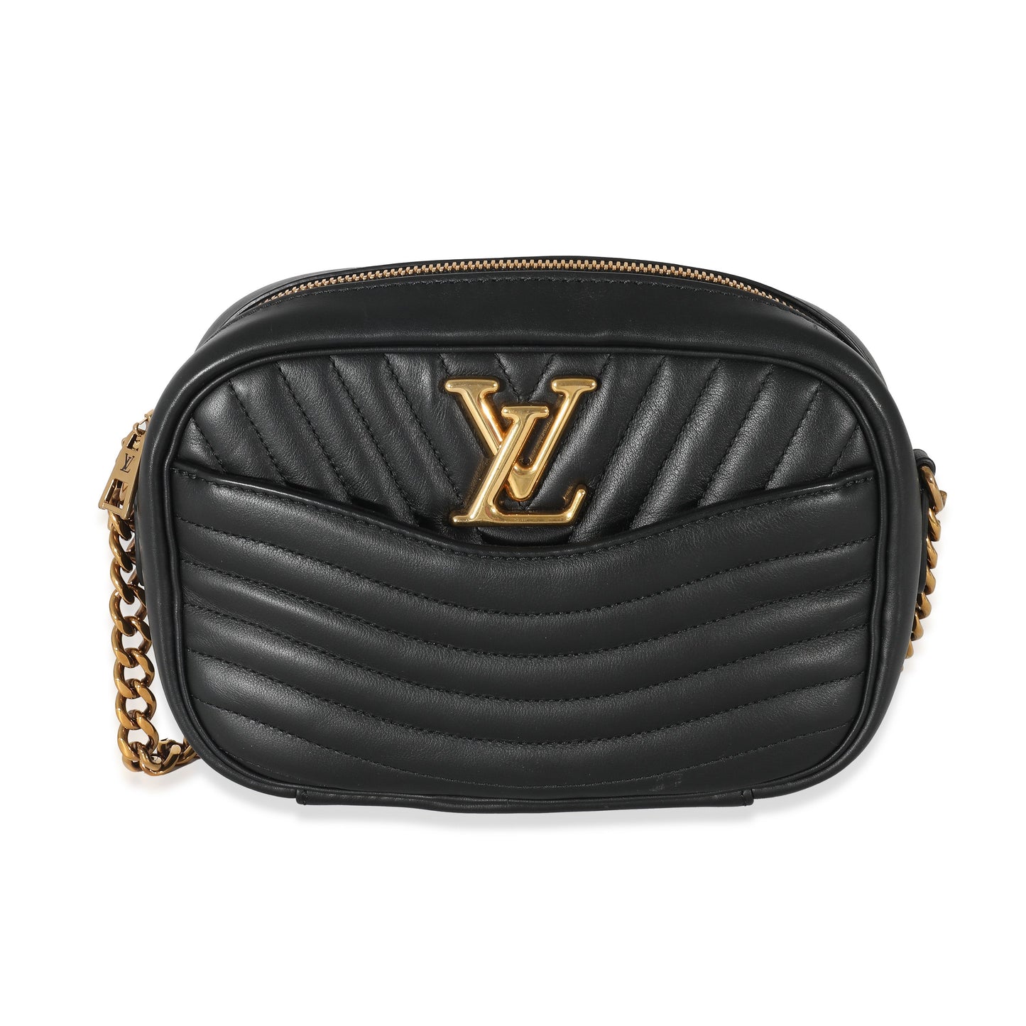 Louis Vuitton New Wave Camera Calfskin Black Crossbody Bag