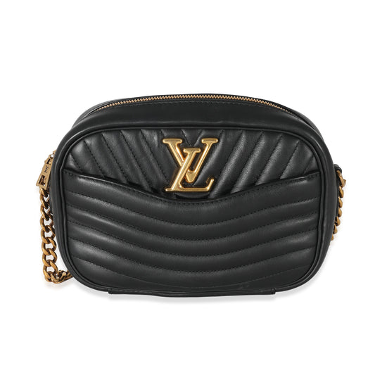 Louis Vuitton New Wave Camera Calfskin Black Crossbody Bag