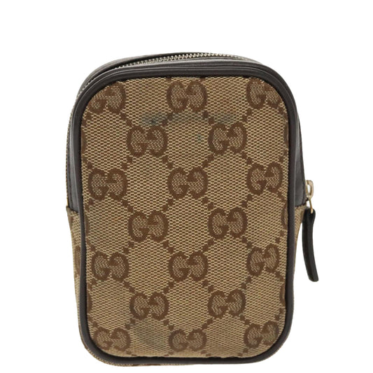 Gucci Clutch Bag Canvas Canvas 1375