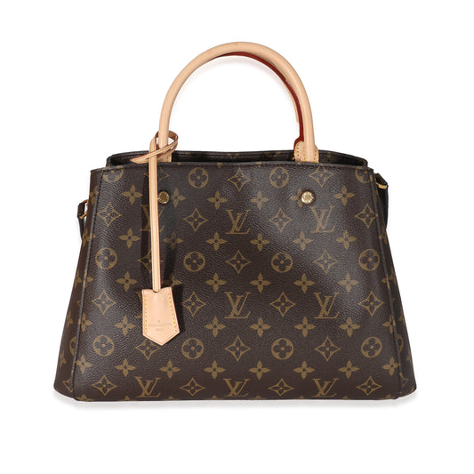 Louis Vuitton Montaigne MM Monogram Canvas Handbag 3