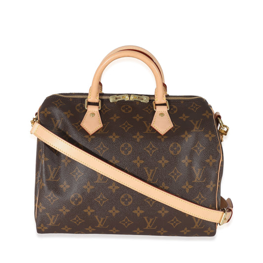 Louis Vuitton Speedy Bandoulière 30 Monogram Canvas Handbag