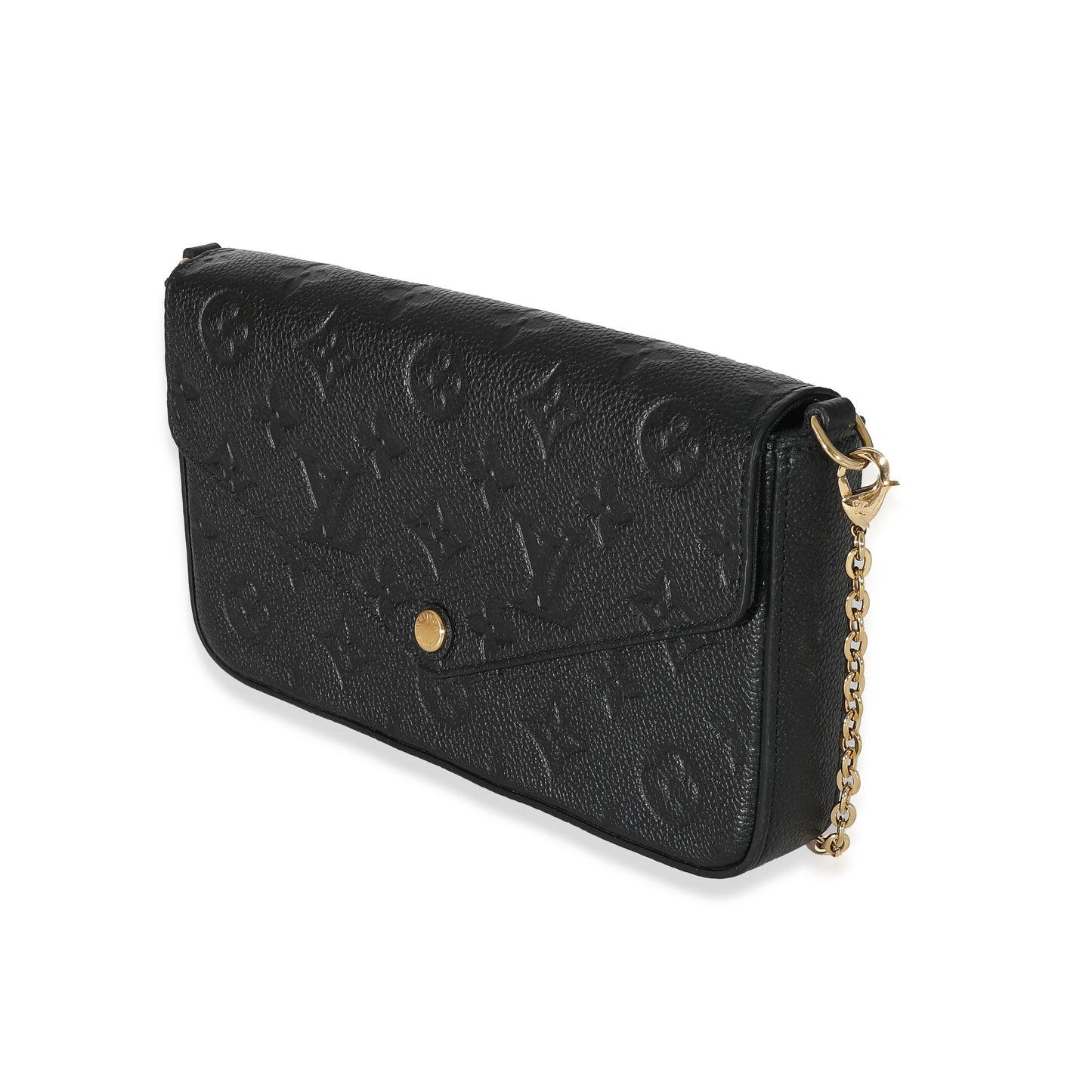 Louis Vuitton Empreinte Félicie Pochette Monogram Black Clutch Bag 3